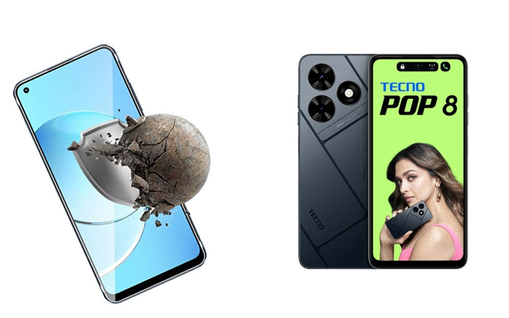 Захисне скло DefenzoGlass для Tecno POP 8 – подвійна міцність Київ - фото 3