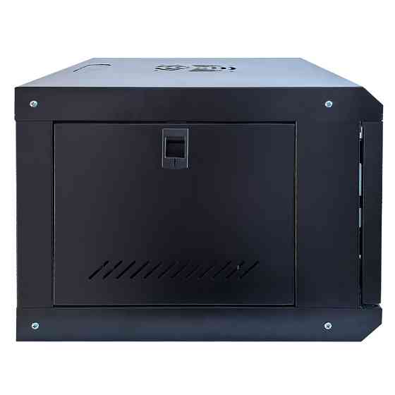 Шафа настінна серверна GEAR 6U 600x600х300 мм чорний із полицею (GWMSN-6U-600-600) Київ