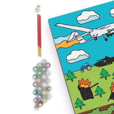 Картина по номерам Orner Чорнобаївка 40х50 см (orner-1669) Вінниця - фото 3