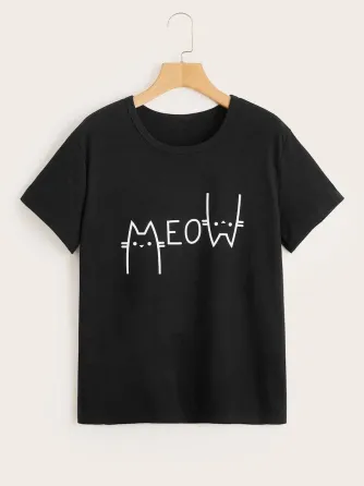 Футболка жіноча з принтом  46 Чорний 2664084881 Дніпро