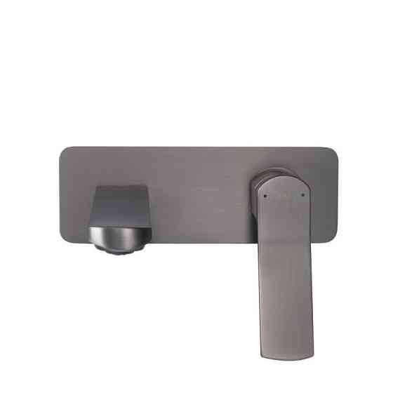 Змішувач для раковини Qtap Slavonice прихованого монтажу QTSLA273GMB45920 Gunmetal Black PVD графіт Київ