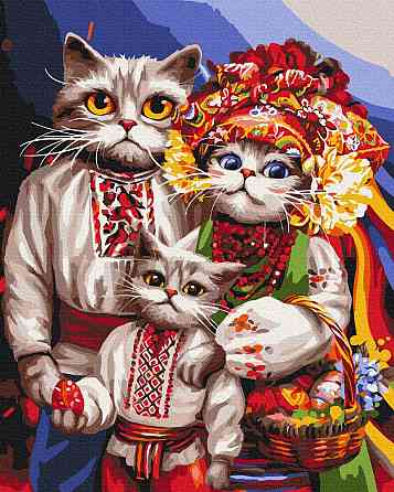 Сім'я котиків-гуцулів © Маріанна Пащук Киев
