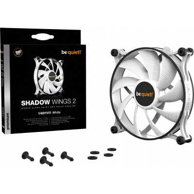 Кулер для корпуса Be quiet! SHADOW WINGS 2 White (BL090) Винница - изображение 5