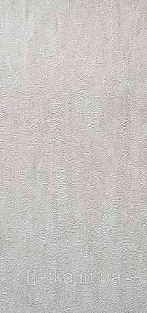 Шпалери вінілові на флізеліні Pera метрові під штукатурку структурні оксамит білі молочні срібло Київ