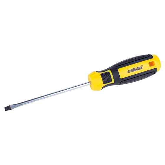 Отвертка шлицевая SL 4.0×100мм CrV Mega SIGMA (4009181) Ровно