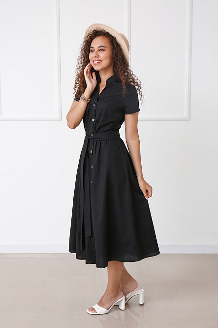 Довга котонова сукня на гудзиках "Lesley" оптом | Норма Київ - фото 9