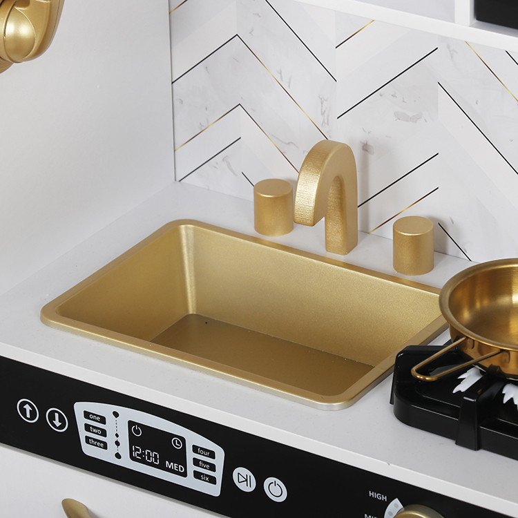 Дитяча дерев'яна ігрова кухня AVKO Ріміні, звукові та світлові ефекти (40010946) для дітей Київ - фото 3