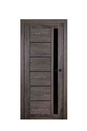 Двери Sun Doors Грета New Grey New + Черное стекло 80*200 см Качественные межкомнатные двери Двери для дома Киев