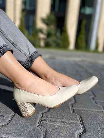 Nivelle Туфлі жіночі NIVELLE бежеві натуральна шкіра каблук 6 см 38р.39р. (1529/6030-6045) Коломия