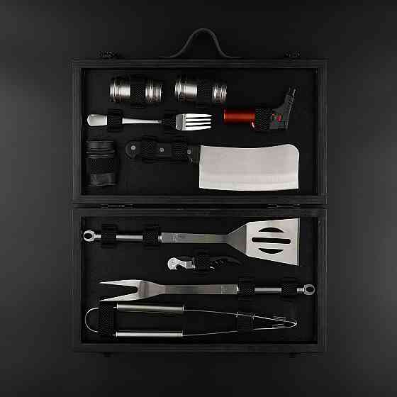 Шампури подарункові набір бокс для пікніка гриля та барбекю Оригінальні Віп подарунки на день народження татові, хлопцю, Тернопіль