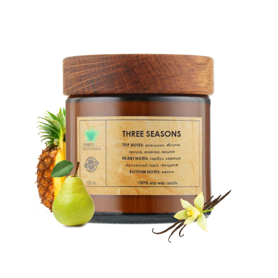 Аромасвічка Three seasons M PURITY 100 г Київ