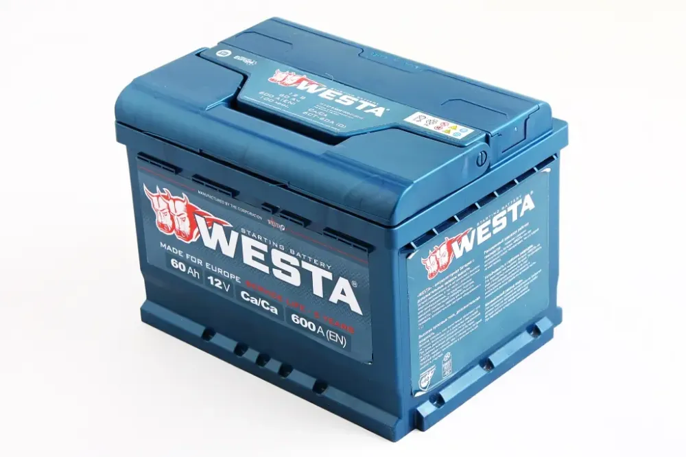 Аккумулят. батарея  60 Ач Евро Westa Premium (гарантия 24 месяца) Винница - изображение 1