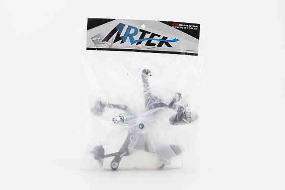 Гальмо ROAD V-brake кліщового типу, переднє+заднє, хід колодки 37-48мм, алюмінієве, чорне AR-2004D Киев