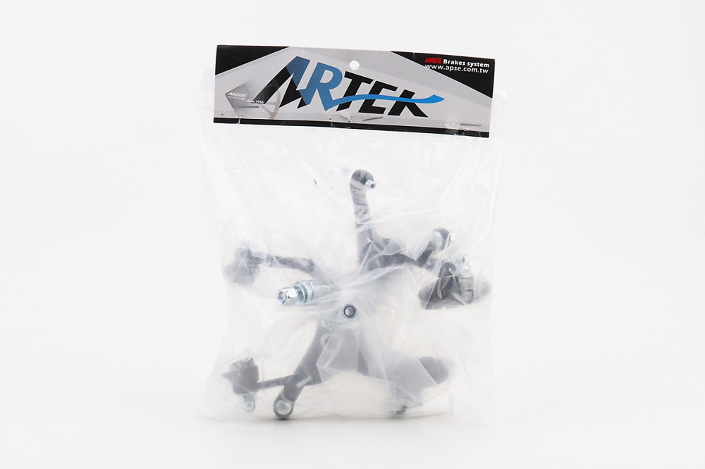 Гальмо ROAD V-brake кліщового типу, переднє+заднє, хід колодки 37-48мм, алюмінієве, чорне AR-2004D Киев - изображение 3