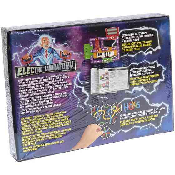 Електронний конструктор Danko Toys Electro Laboratory Radio-Piano на батареях (ELab-01-03) Чернігів