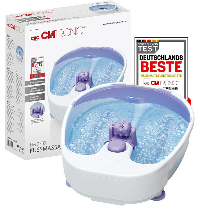 Ванночка масажна для ніг 4-позиційний перемикач Clatronic FM (3389) 90 Вт Нововолинськ - фото 1