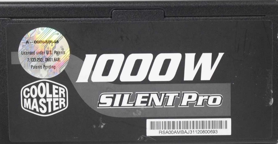 Блок живлення COOLER MASTER SILENT PRO M1000 1000W RS-A00-AMBA-J3 Харків - фото 1