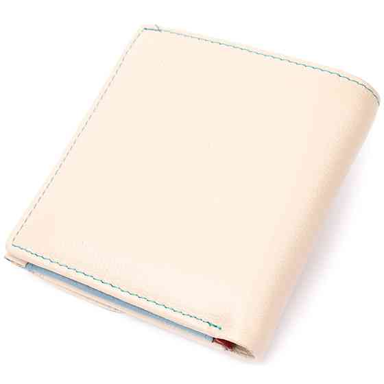 Женский красивый кошелек среднего размера из натуральной кожи ST Leather 19499 Белый Киев