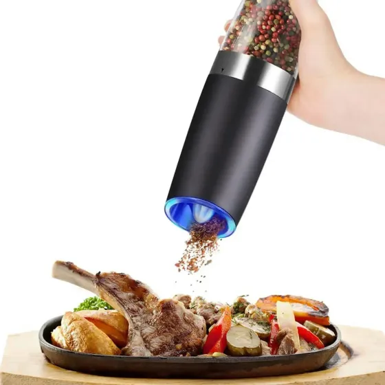 Электрическая мельница для специй (20х6,3 см) Spice bottle electronic, от батареек Коломия