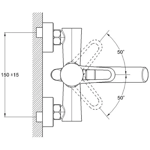Змішувач для ванної кімнати G-lauf NUD3- A045-YW Київ - фото 3