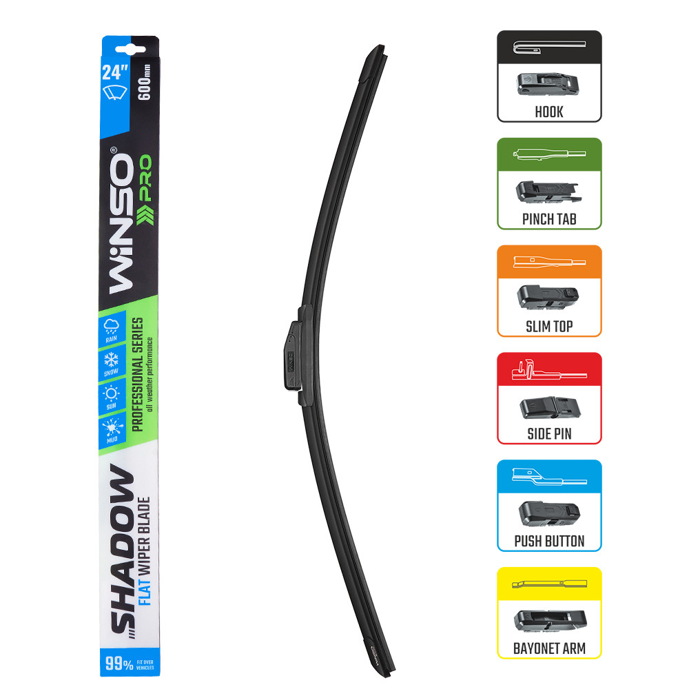 Безкаркасна щітка Winso Pro Shadow 24/600мм Львів - фото 3