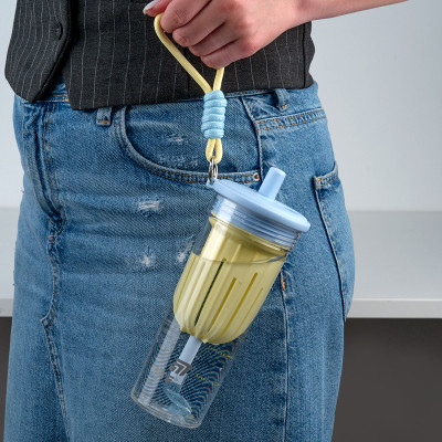 Пляшка для води Kite 650 мл, жовто-блакитний (K25-1219-3) Вінниця - фото 2