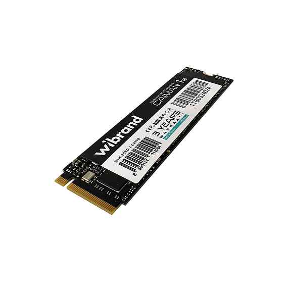 Накопичувач SSD M.2 Wibrand Caiman 1TB NVMe 2280 PCIe 3.0 3D NAND Київ