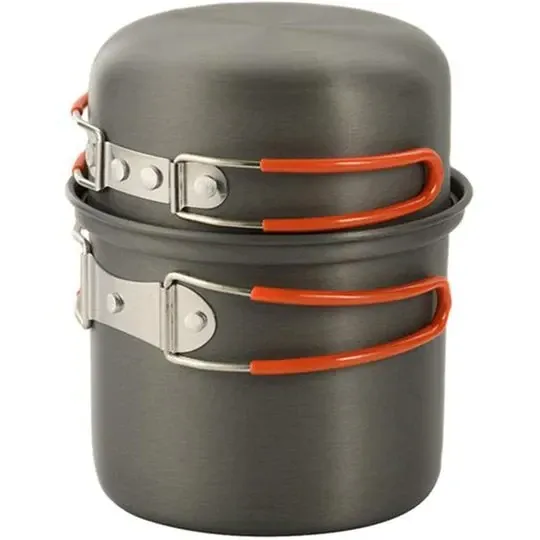 Туристичний Набір Посуду з 2 частин з чохлом M-Tac (MTC-DM-CP1) Алюміній Нововолинськ - фото 3