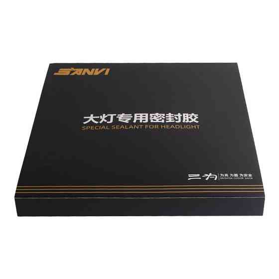 Герметик универсальный профессиональный Sanvi бутиловый черный (автомобильный для фар) лента/бобина Харьков