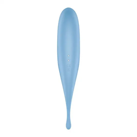 Вібратор для клітора з вакуумною стимуляцією Satisfyer Twirling Pro Blue Львів