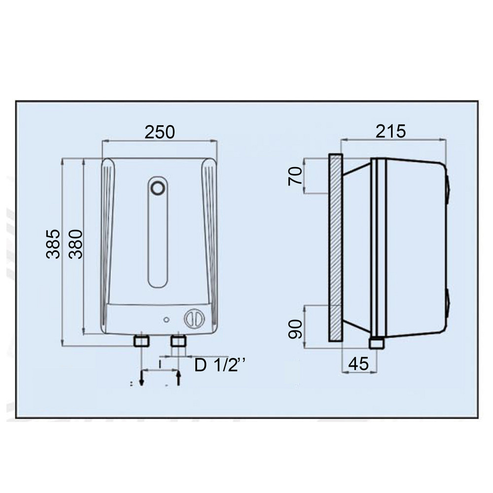 Водонагреватель LEOV LUB Small 5 l подвод воды снизу (19699) (000019699) Киев - изображение 6