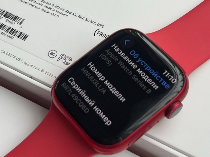 Смарт -Часы Apple Watch 8 45mm. Red. Киев - изображение 5