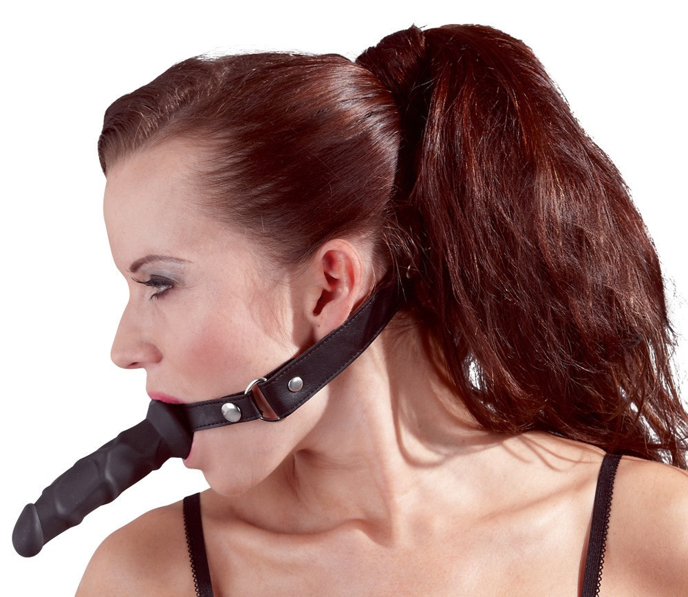 Кляп-фалоімітатор - Fetish Collection Heavy Duty Dildo Gag Sex Aura Київ - фото 4