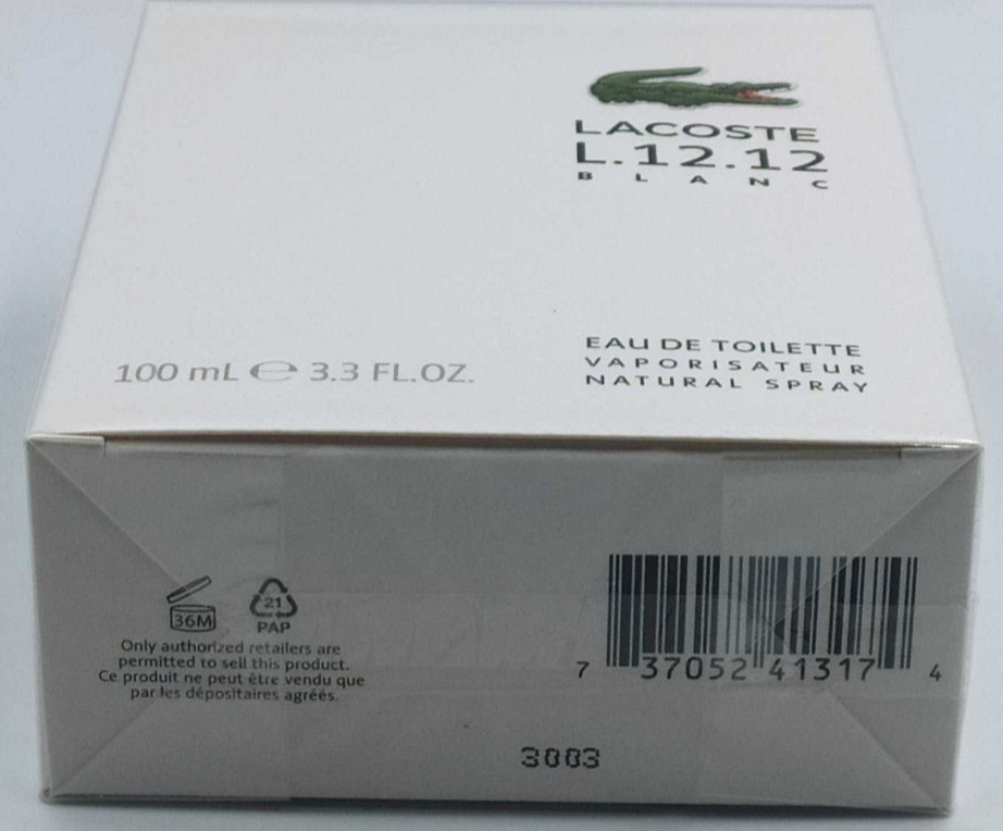 Парфюмерия: Lacoste EAU De L.12.12. Blanc edt 100ml. Оригинал ! Киев - изображение 2