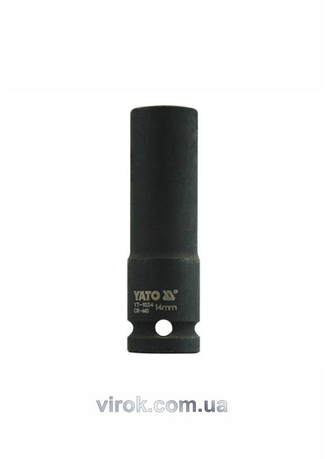 Головка торцева ударна шестигранна YATO 1/2