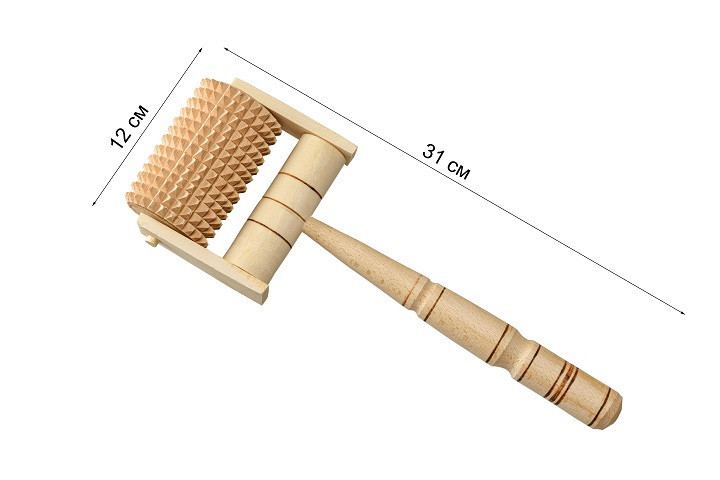 Масажер Дерев'яний Роликовий Універсальний – Натуральний масажер для розслаблення Івано-Франківськ - фото 2
