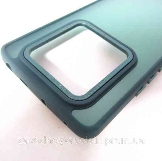 Xiaomi Redmi Note 14 Pro 4G Чехол матовый TPU+PC (зеленый) Одесса