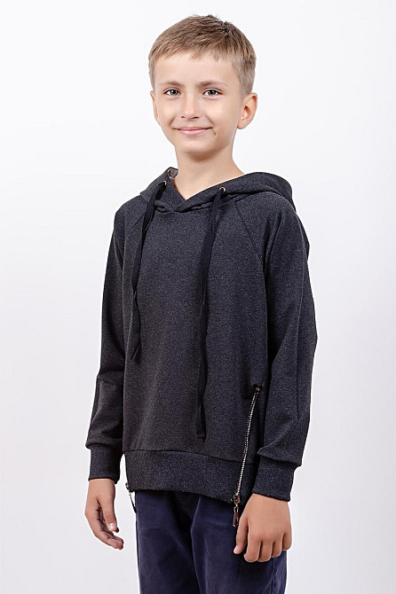 Джемпер для хлопчиків (кольори:сірий, бордовий, темно-сірий ) топ Крохатушка одяг Київ - фото 3