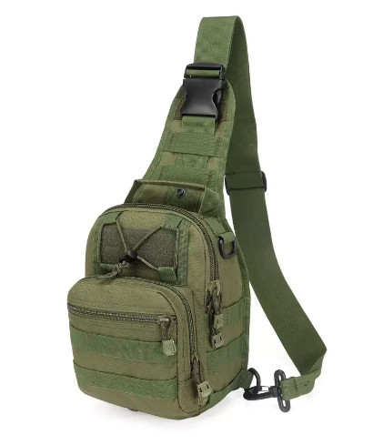 Тактическая армейская сумка через плечо Зеленый Винница - изображение 3