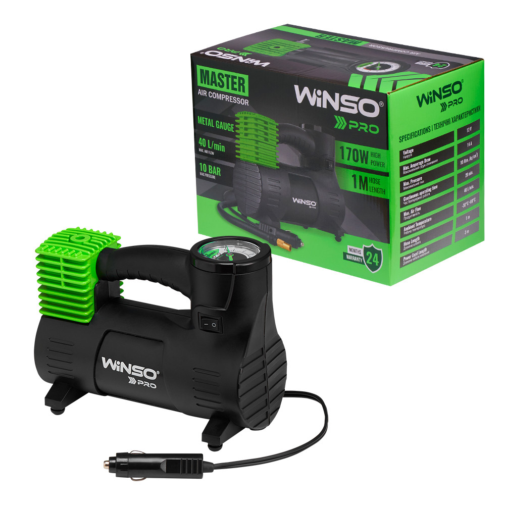 Компресор автомобільний Winso Pro Master 12В 10Атм 40л/хв Львів - фото 7