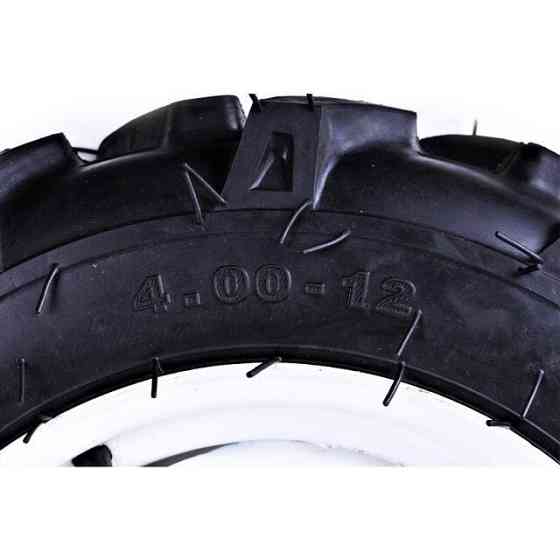 Колесо в сборе 4.00*12 (под 5 болтов, елочка) для мототрактора Мукачево