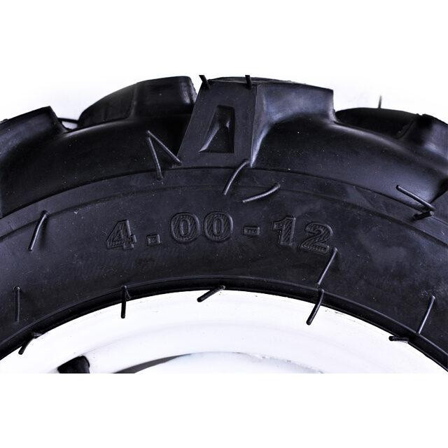 Колесо в сборе 4.00*12 (под 5 болтов, елочка) для мототрактора Мукачево - изображение 3