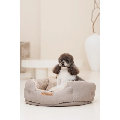 Лежак для животных Pet Fashion BRIG 58х48х20 см кофейный (4823082441488) Винница - изображение 6