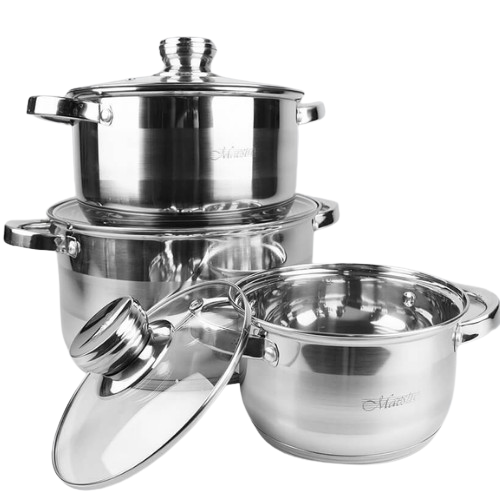 Набір каструль 6 предметів MR-2220-6L Maestro Житомир