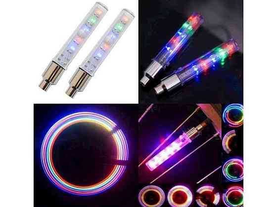 Светодиодные колпачки для колес на батт 3шт LR1130 2шт/наб 5 led 9.5см VL97725 ТМ STENSON Киев