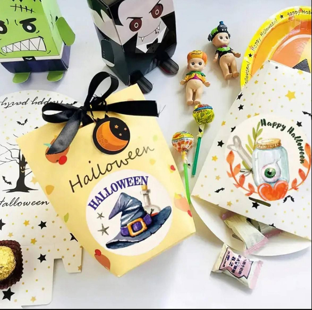 Набір круглих стікерів Halloween – 500 шт Київ - фото 2