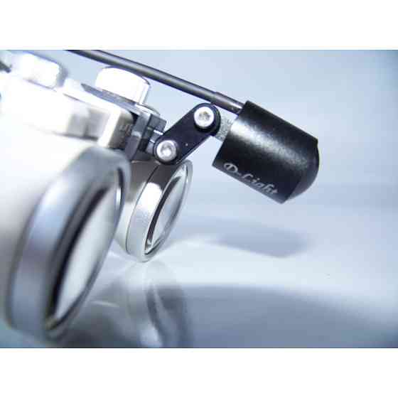 Бінокулярний збільшувач ECMG-2,5x-RD ErgonoptiX мікро Галілея з освітлювачем D-Light micro XL та УФ фільтр Дніпро