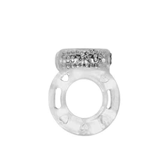 Кільце ерекційне Medica-Group Vibration Ring з вібрацією, прозорий Sex Aura Київ