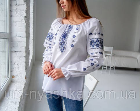 Блузка з вишивкою вишиванка з класичним орнаментом "Діва"  S-4XL Кривий Ріг - фото 3