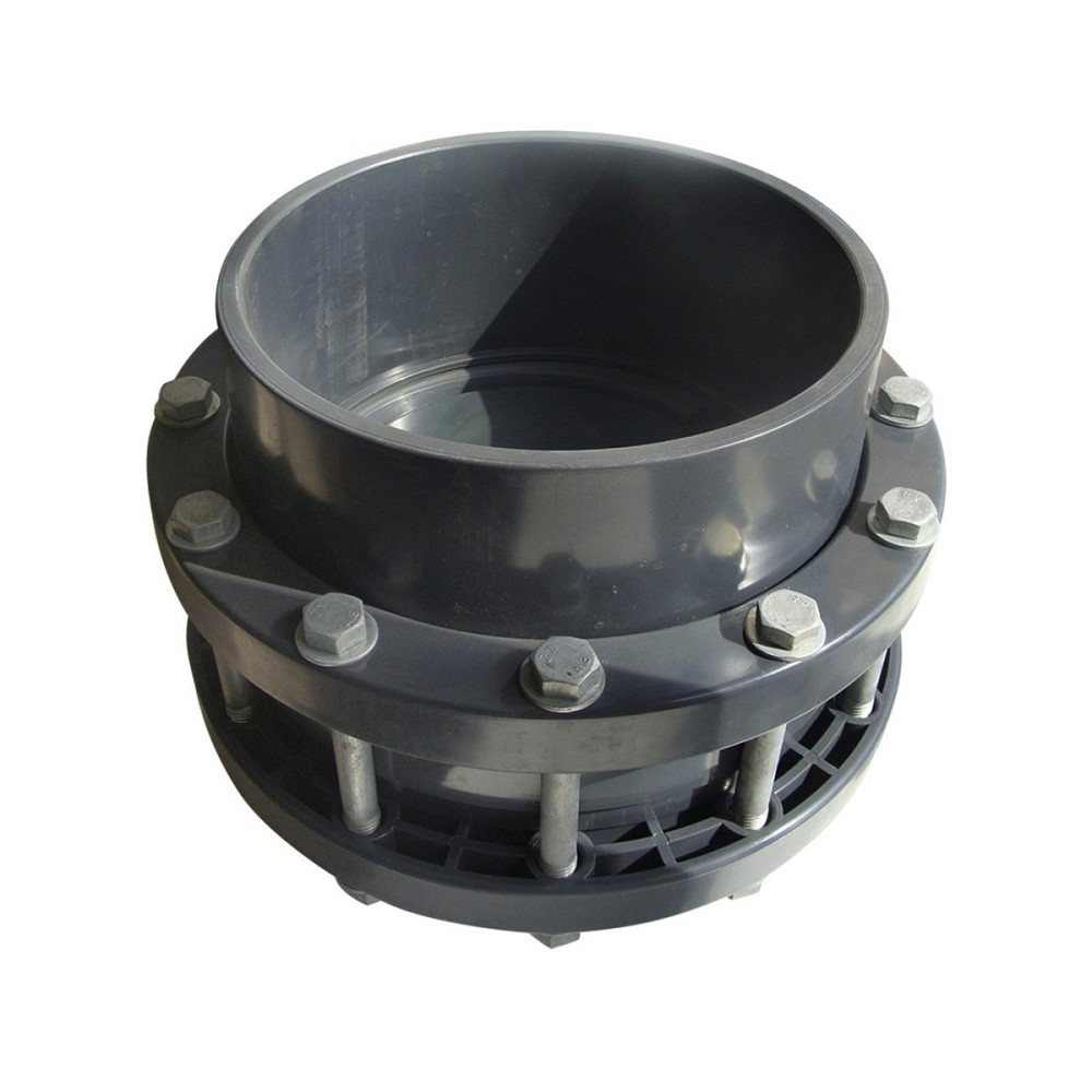 Зворотний клапан ПВХ Era міжфланцевий з фланцями d160 мм Київ - фото 1